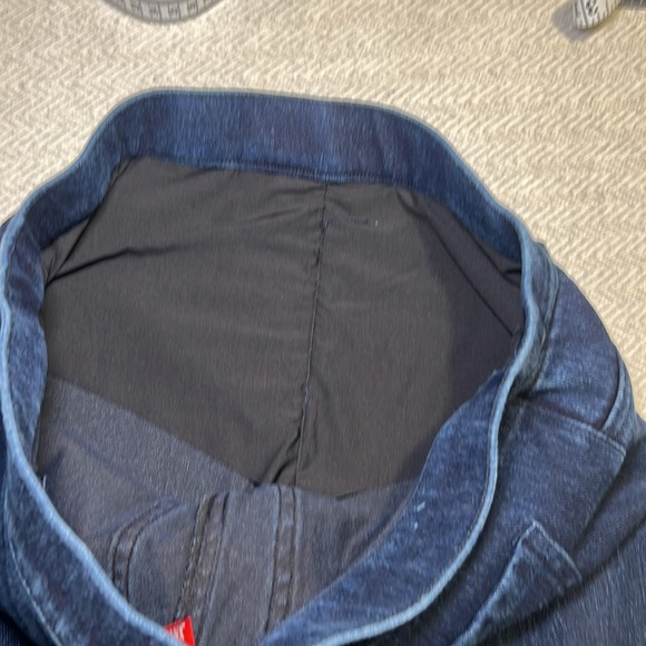 SPANX Navy Blue Pull on Skinny Jeans. Size Medium - Picture 12 of 12
